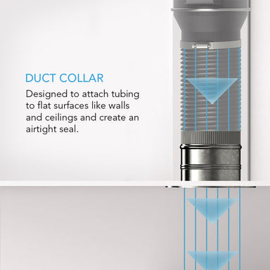 AC Infinity Ducting Collar, 4-Inch, Galvanized Steel DETAILS