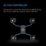 AC Infinity Fan Speed Controller for AC Axial Muffin Fans, Dual