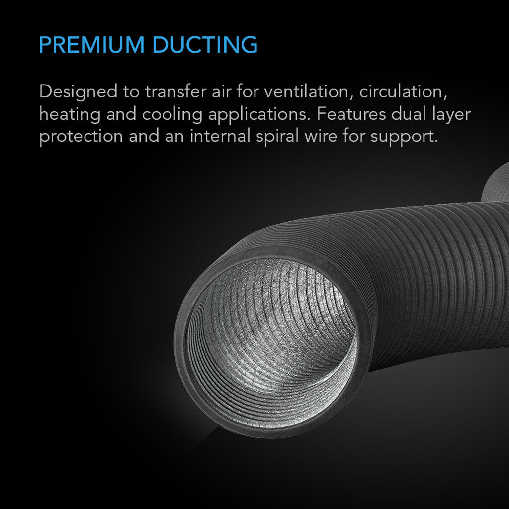 AC Infinity Flexible Four-Layer Ducting, 25-Ft Long, 6-Inch DETAILS