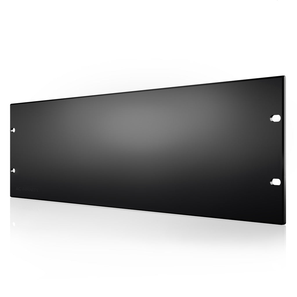 AC Infinity Heavy-Duty Steel Rack Panel Blank 3U SIDE VIEW