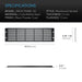 AC Infinity Heavy-Duty Steel Rack Panel Vented 3U SPECIFICATIONS