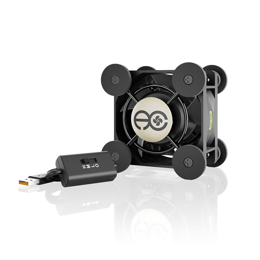 AC Infinity MULTIFAN Mini, Quiet USB Cooling Fan, 40mm SIDE VIEW