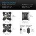 AC Infinity MULTIFAN Mini, Quiet USB Cooling Fan, 40mm SPECIFICATIONS