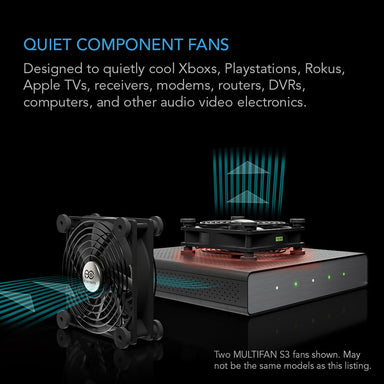 AC Infinity MULTIFAN S3-P, Quiet AC-Powered Cooling Fan, 120mm DETAILS