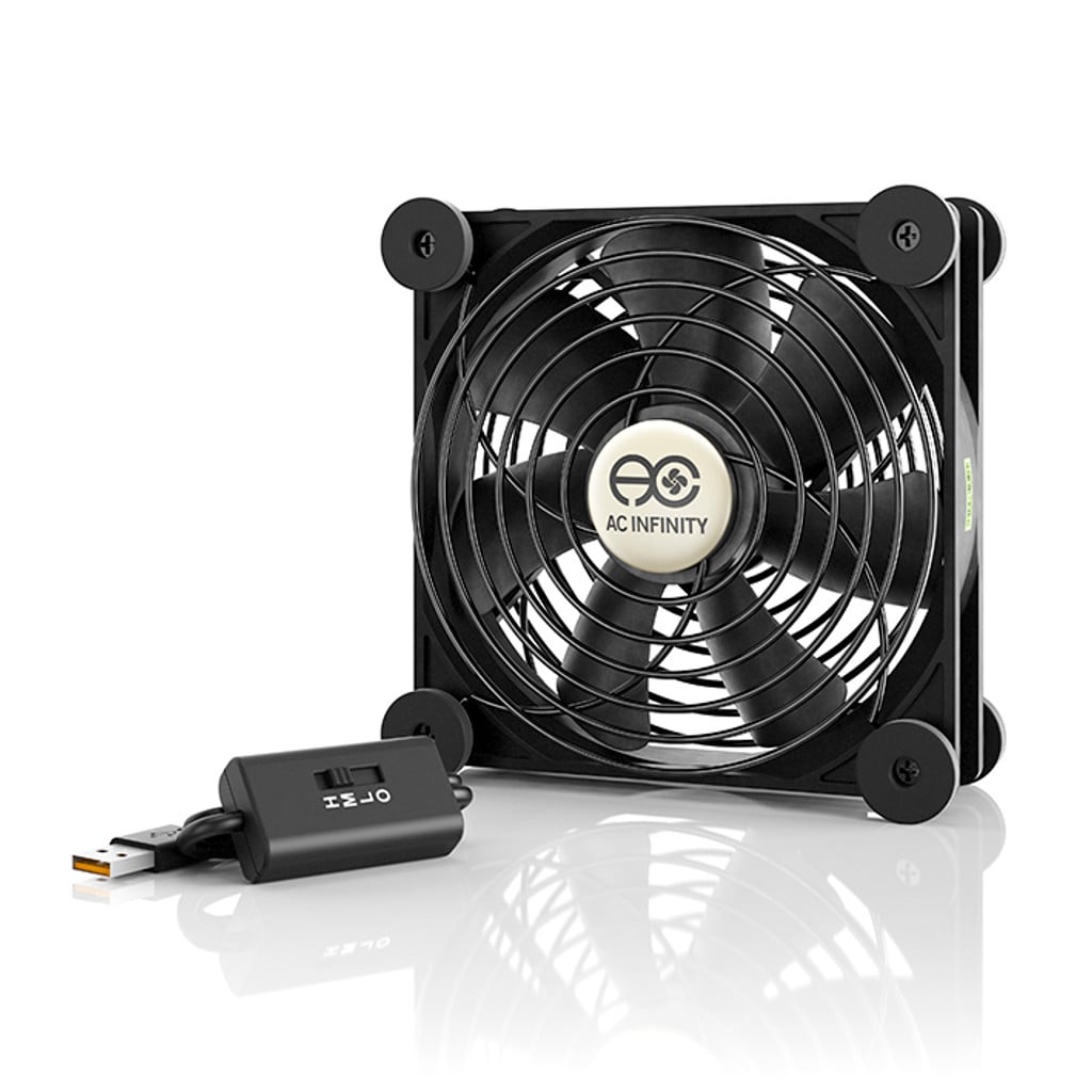 AC Infinity MULTIFAN S3, Quiet USB Cooling Fan, 120mm SIDE VIEW