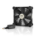 AC Infinity MULTIFAN S4, Quiet USB Cooling Fan, 140mm SIDE VIEW