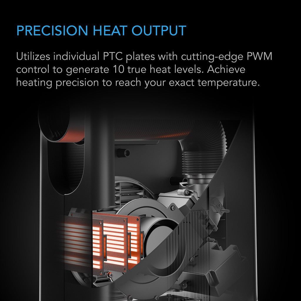 AC Infinity THERMOFORGE T3, Environmental Plant Heater, Smart VPD Controls, True 10 Heat Levels, Tubing Extends into Grow Tent DETAILS