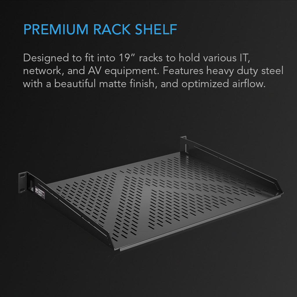 AC Infinity Vented Cantilever 1U Rack Shelf 14 DETAILS