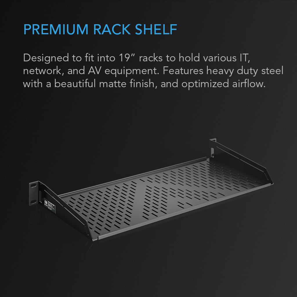 AC Infinity Vented Cantilever 1U Rack Shelf 8 DETAILS