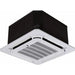 ACiQ 12,000 BTU 25 SEER Platinum Single Zone Ceiling Cassette Mini Split System w/ Extreme Heat ACIQ-12ZPL-HP230B TOP VIEW