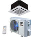 ACiQ 24,000 BTU 21 SEER Platinum Single Zone Ceiling Cassette Mini Split System w/ Extreme Heat ACIQ-24CC-HH-MB COMPLETE SET