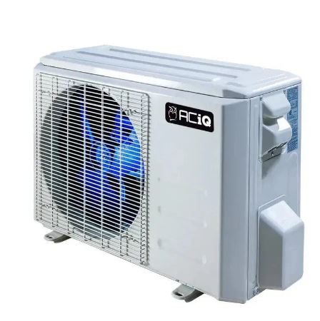 ACiQ 24,000 BTU 21 SEER Platinum Single Zone Floor Mount Mini Split System w/ Extreme Heat ACIQ-24ZPL-HP230B SIDE VIEW