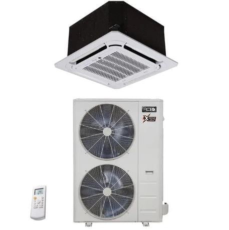 ACiQ 36,000 BTU 19.4 SEER Single Zone Platinum Ceiling Cassette Mini Split System w/ Extreme Heat ACIQ-36ZPL-HP230B COMPLETE SET