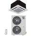 ACiQ 36,000 BTU 19.4 SEER Single Zone Platinum Ceiling Cassette Mini Split System w Extreme Heat ACIQ-36ZPL-HP230B COMPLETE SET