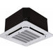 ACiQ 48,000 BTU 16.8 SEER Single Zone Platinum Ceiling Cassette Mini Split System w/ Extreme Heat ACIQ-48ZPL-HP230B TOP VIEW