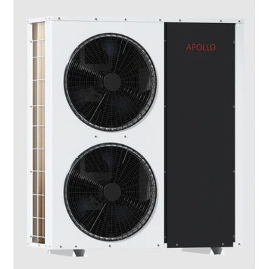 APOLLO Central Heat Pump - 60k btu / 5 ton - Air to Water - EVI Inverter DC technology FRONT VIEW
