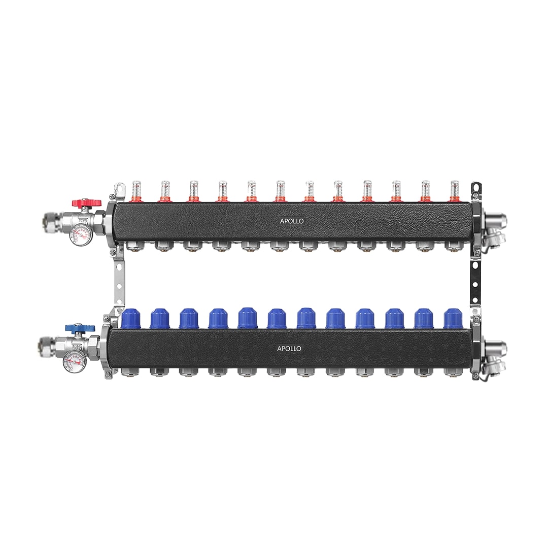 APOLLO PEX Manifold FRONT VIEW