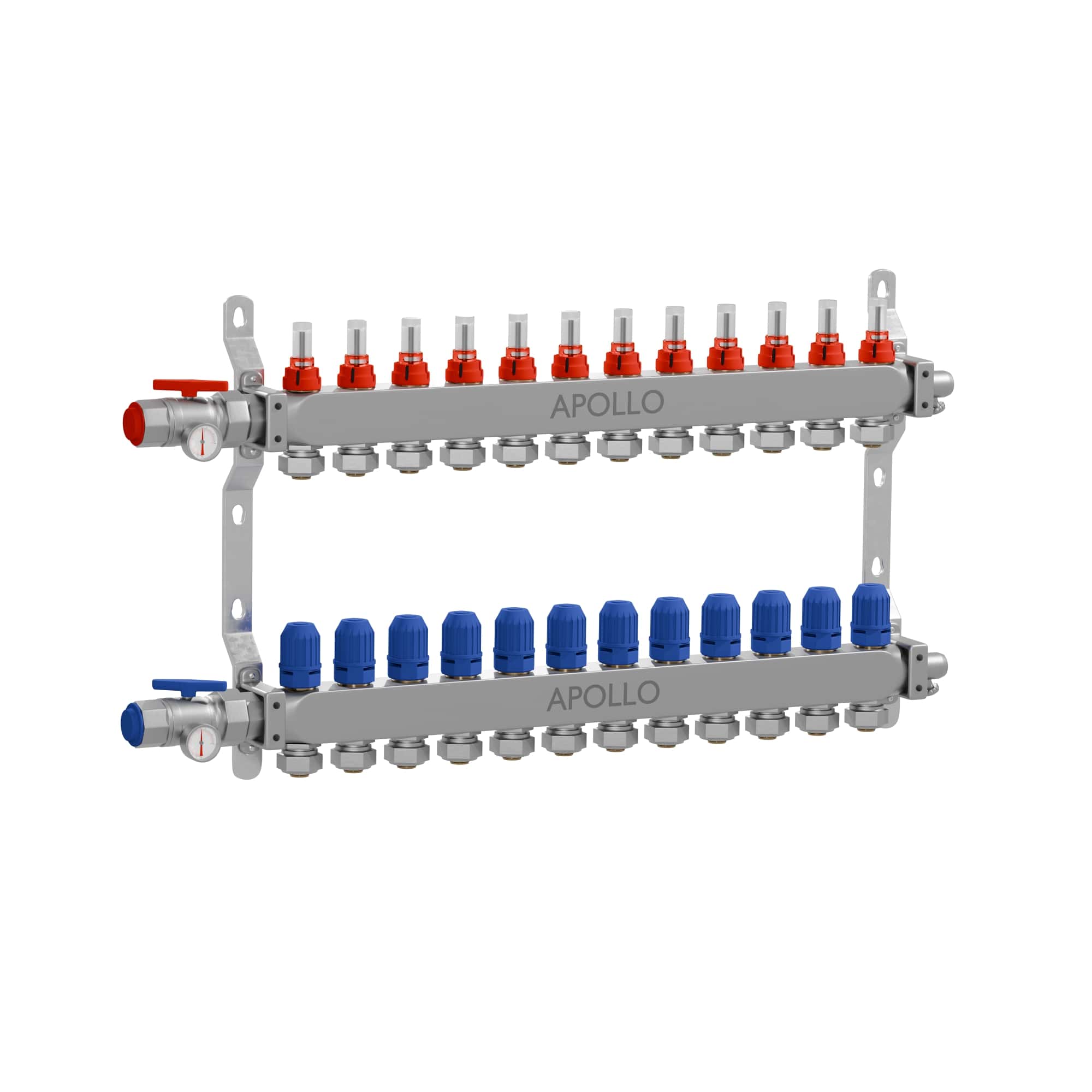 APOLLO PEX Manifold FRONT VIEW