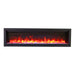 Amantii Symmetry Bespoke 34'' Wall Mount / Recessed Linear Indoor/Outdoor Electric Fireplace DESIGN OPTION