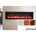 Amantii Symmetry Bespoke 34'' Wall Mount / Recessed Linear Indoor/Outdoor Electric Fireplace DESIGN OPTION