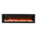 Amantii Symmetry Bespoke 42'' Wall Mount / Recessed Linear Indoor/Outdoor Electric Fireplace DESIGN OPTION