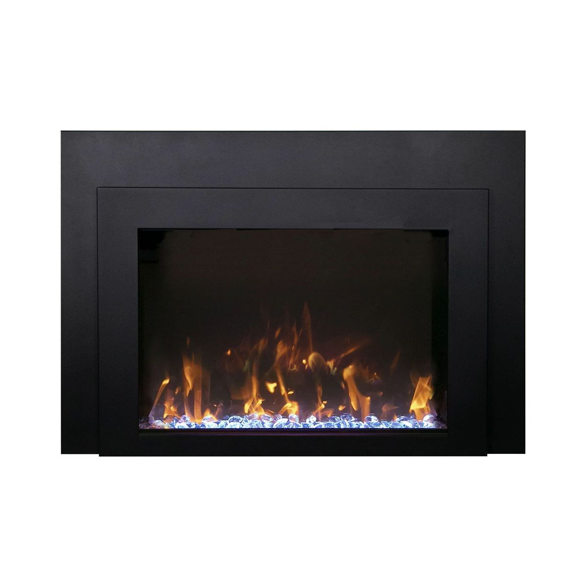 Amantii Traditional Bespoke 38-Inch Built-In Indoor/Outdoor Smart Electric Firebox Insert