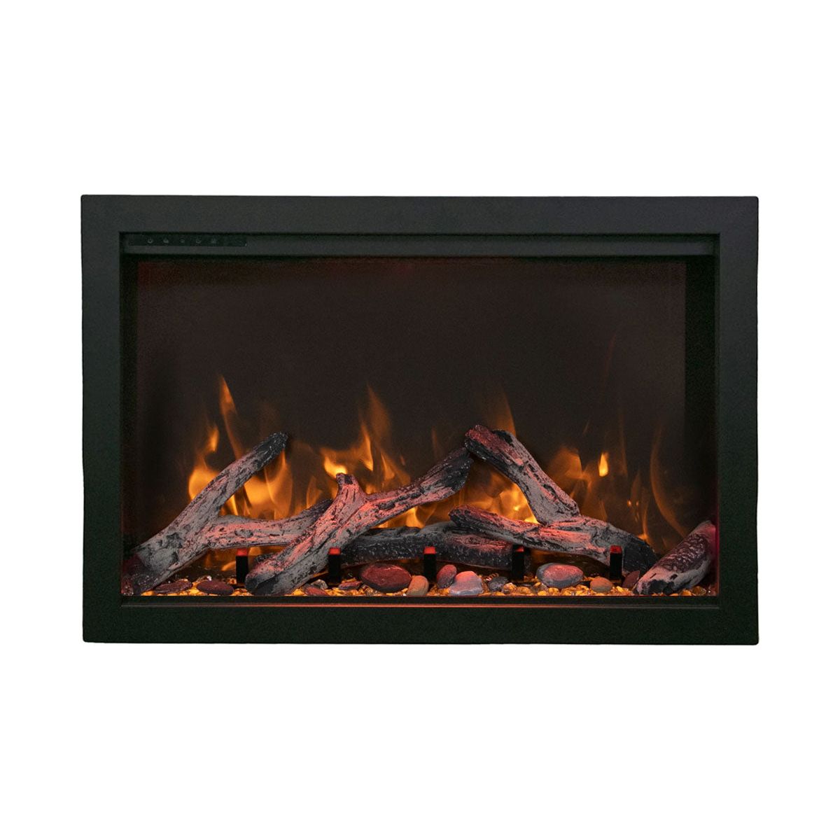 Amantii Traditional Bespoke 38-Inch Built-In Indoor/Outdoor Smart Electric Firebox Insert