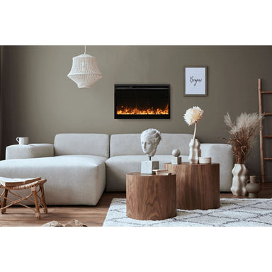 Amantii Traditional Extra Slim 30-Inch Smart Built-In Electric Firebox Insert SAMPLE PHOTO