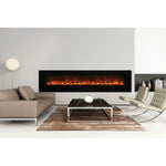 Amantii 100'' Wall Mount / Flush Mount Electric Fireplace