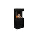 Amantii 2025WM Cube 3-Sided View Built In Indoor/Outdoor Electric Fireplace FRONT AND SIDE VIEW