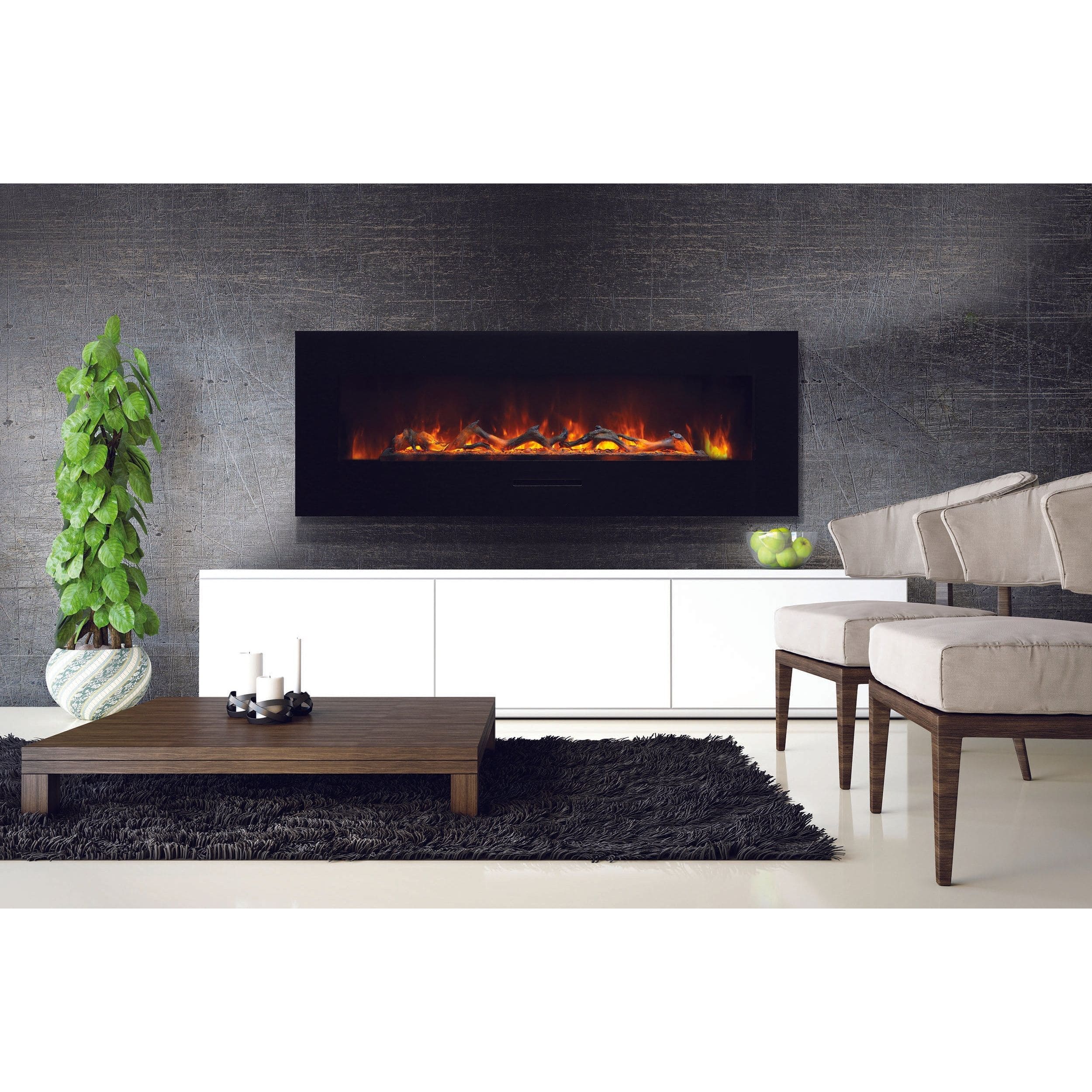 Amantii 70'' Wall Mount / Flush Mount Electric Fireplace SAMPLE PHOTO