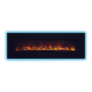 Amantii 70'' Wall Mount / Flush Mount Electric Fireplace FRONT VIEW