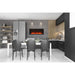 Amantii Panorama 30 inch Extra Slim Built-in Indoor/Outdoor Linear Electric Fireplace SAMPLE PHOTO