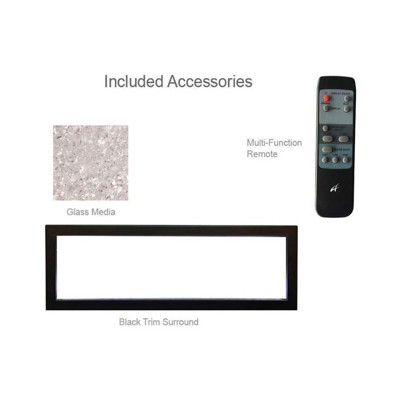 Amantii Panorama 30 inch Extra Slim Built-in Indoor/Outdoor Linear Electric Fireplace