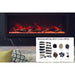 Amantii Panorama 50-inch Built-in Tall & Deep Indoor/Outdoor Linear Electric Fireplace