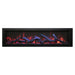 Amantii Panorama 50-inch Deep Built-in Indoor/Outdoor Linear Electric Fireplace FRONT VIEW