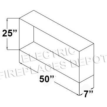 Amantii Panorama 50-inch Slim Built-in Indoor/Outdoor Linear Electric Fireplace