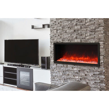Amantii Panorama 50-inch Slim Built-in Indoor/Outdoor Linear Electric Fireplace SAMPLE PHOTO