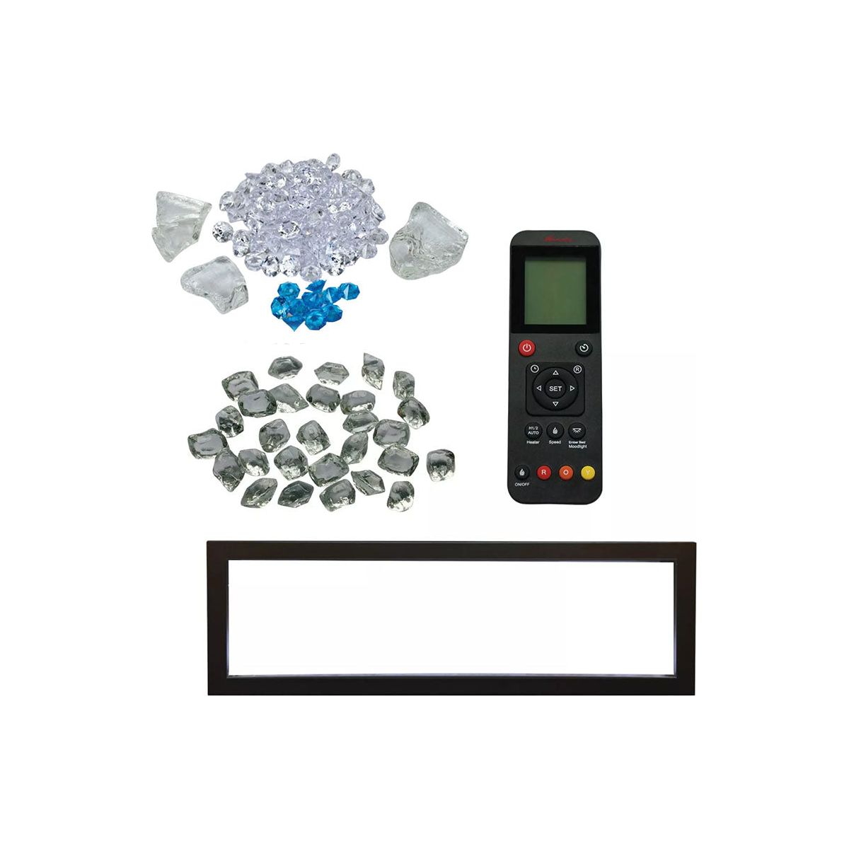 Amantii Panorama 50-inch Slim Built-in Indoor/Outdoor Linear Electric Fireplace