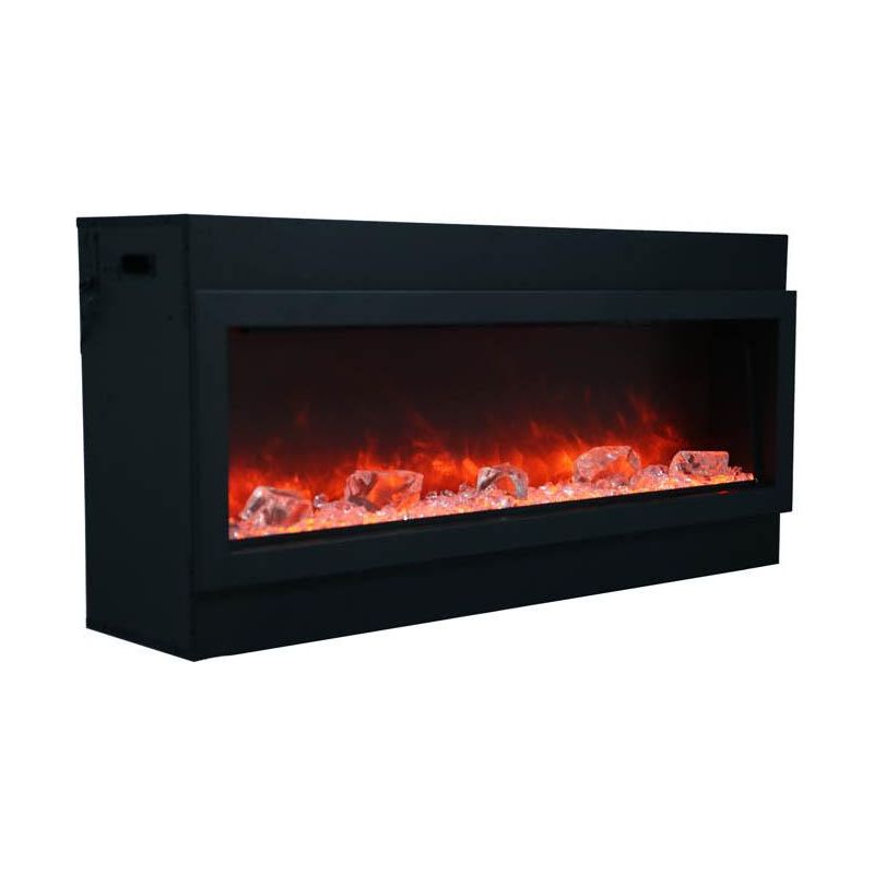 Amantii Panorama 60-inch Built-in Tall & Deep Indoor/Outdoor Linear Electric Fireplace DESIGN OPTION