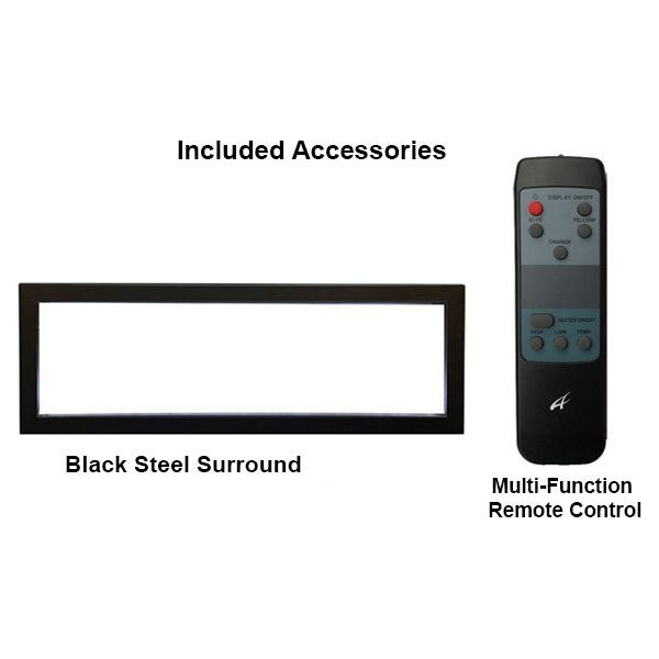 Amantii Panorama 60-inch Built-in Tall & Deep Indoor/Outdoor Linear Electric Fireplace DETAILS