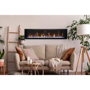 Amantii Panorama 60-inch Slim Built-in Indoor/Outdoor Linear Electric Fireplace SAMPLE PHOTO
