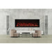 Amantii Panorama 72-inch Built-in Tall & Deep Indoor/Outdoor Linear Electric Fireplace SAMPLE PHOTO