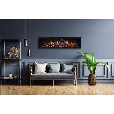 Amantii Panorama 72-inch Built-in Tall & Deep Indoor/Outdoor Linear Electric Fireplace SAMPLE PHOTO