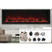 Amantii Panorama 72-inch Built-in Tall & Deep Indoor/Outdoor Linear Electric Fireplace