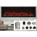 Amantii Panorama 72-inch Built-in Tall & Deep Indoor/Outdoor Linear Electric Fireplace