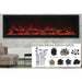 Amantii Panorama 72-inch Built-in Tall & Deep Indoor/Outdoor Linear Electric Fireplace