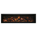 Amantii Panorama 72-inch Built-in Tall & Deep Indoor/Outdoor Linear Electric Fireplace FRONT VIEW