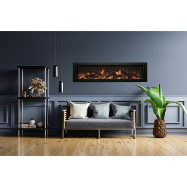 Amantii Panorama 72-inch Deep Built-in Indoor/Outdoor Linear Electric Fireplace SAMPLE PHOTO