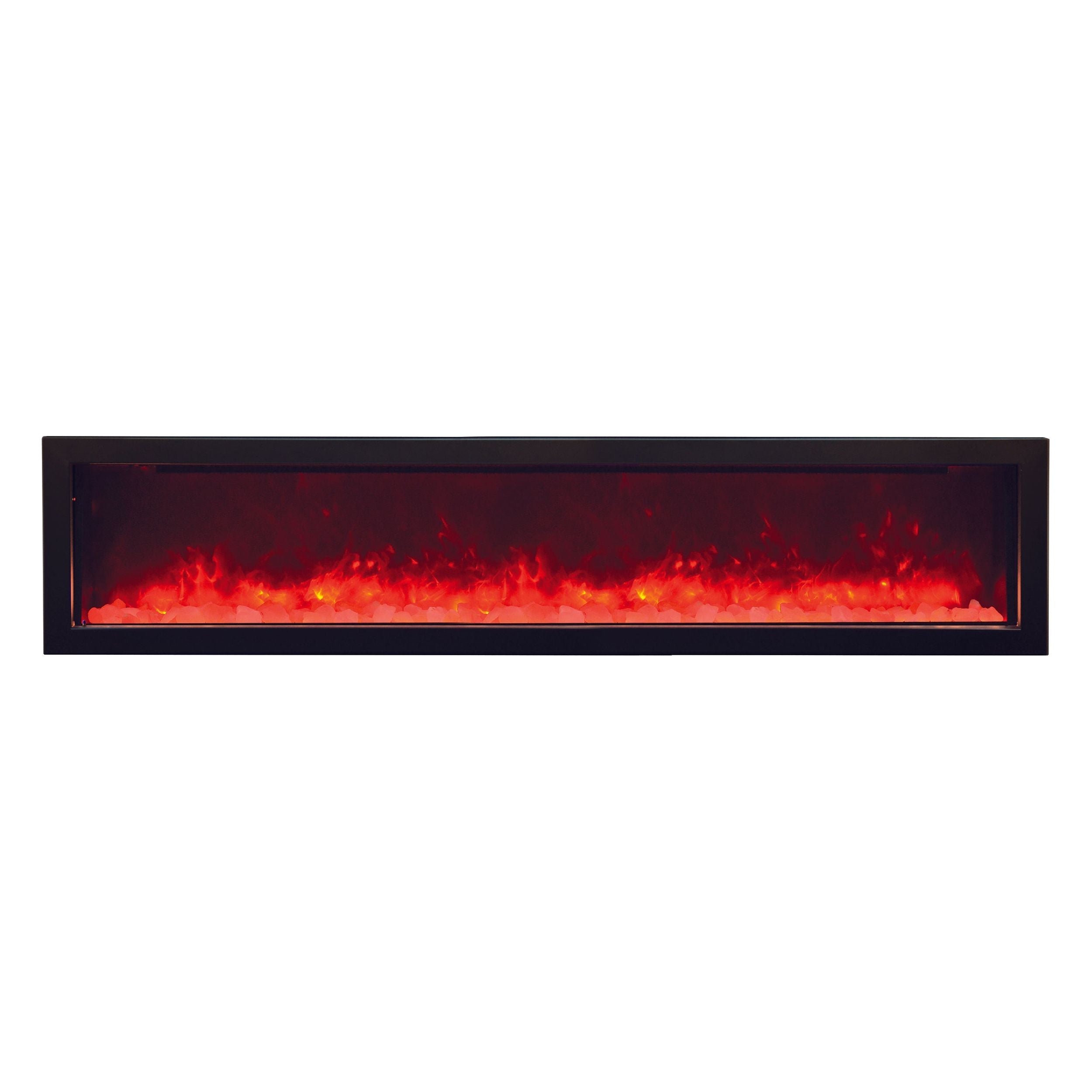 Amantii Panorama 72-inch Slim Built-in Indoor/Outdoor Linear Electric Fireplace FRONT VIEW